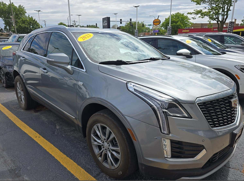 Used 2022 Gray Cadillac Premium Luxury image 4