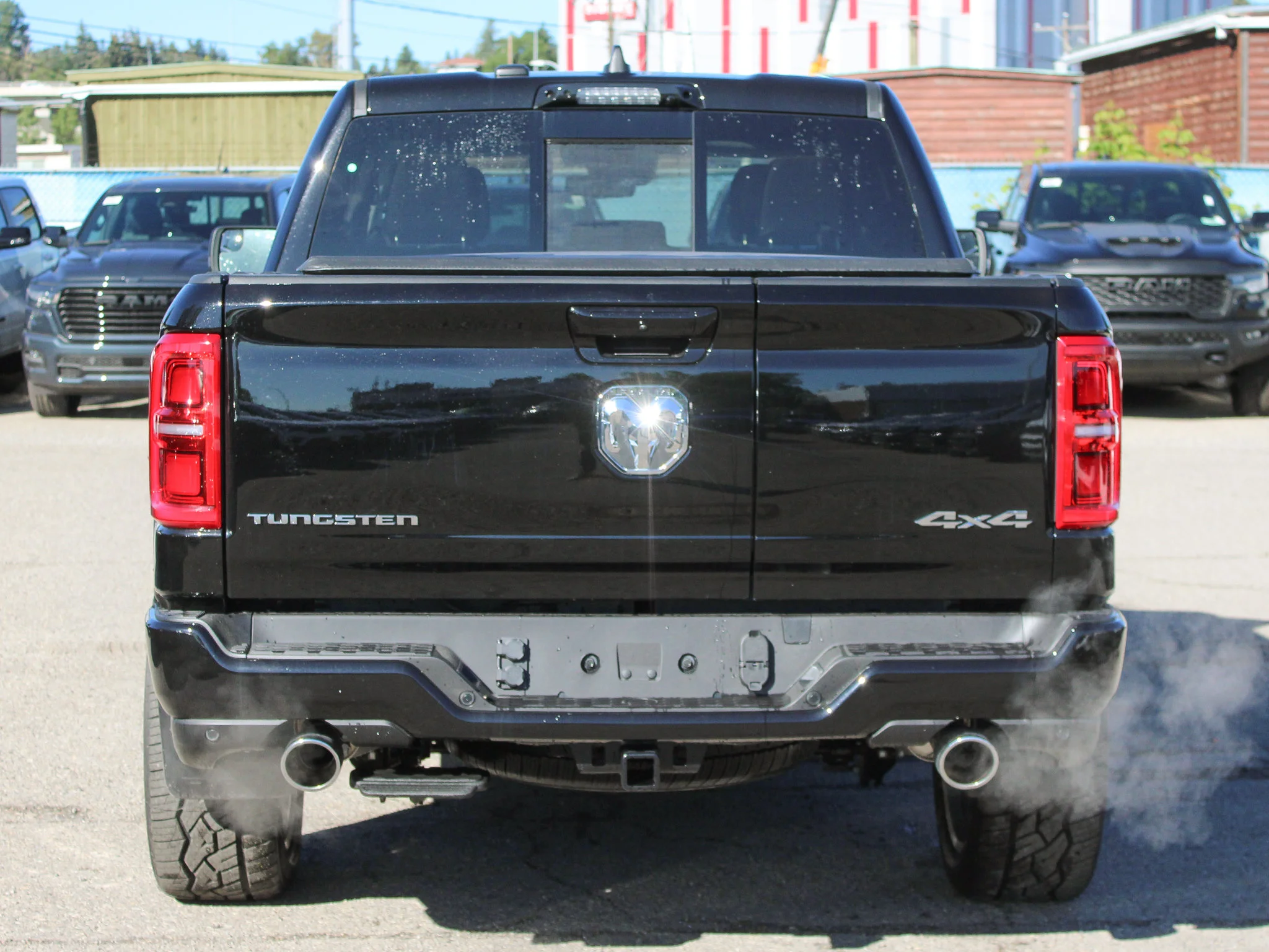 New 2026 Black RAM Tungsten*, 22 Inch American Force Wheels, 33 Inch Tires image 4