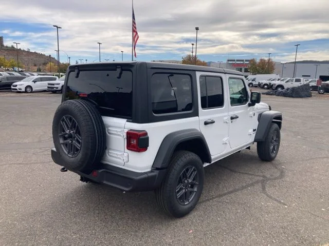 New 2026 Bright White Clear-Coat Exterior Paint Jeep Sport S image 6