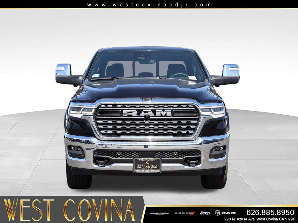 New 2025 Diamond Black Crystal Pearl-Coat Exterior Paint RAM Limited image 2