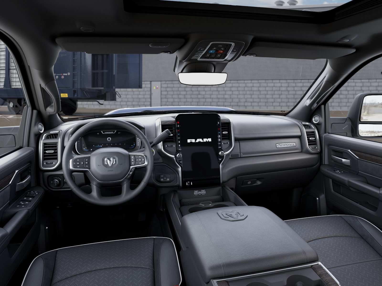 New 2027 Forged Blue Metallic Exterior Paint RAM Laramie image 8