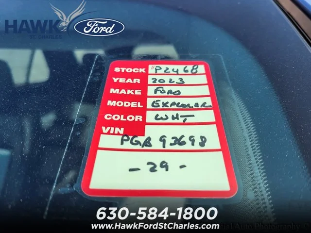 Certified Used 2023 White Metallic Ford XLT image 51