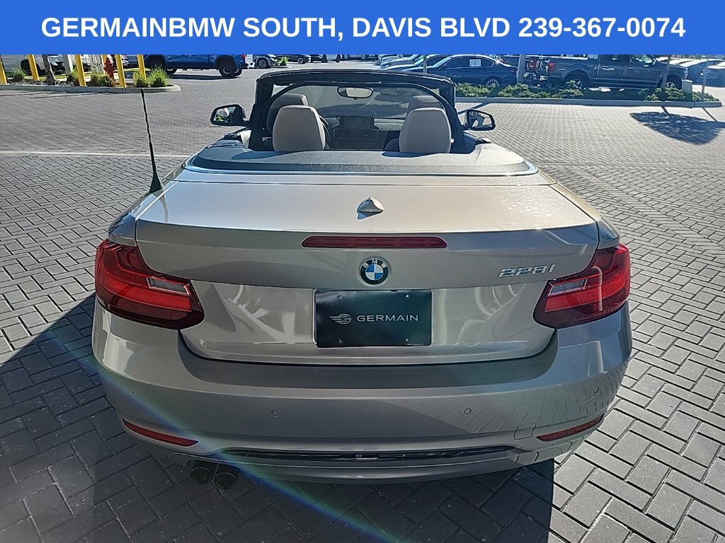 Used 2016 Moonlight Silver Metallic BMW 228i image 5