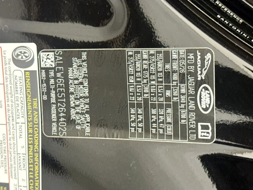 New 2026 Santorini Black Land Rover V8 image 33