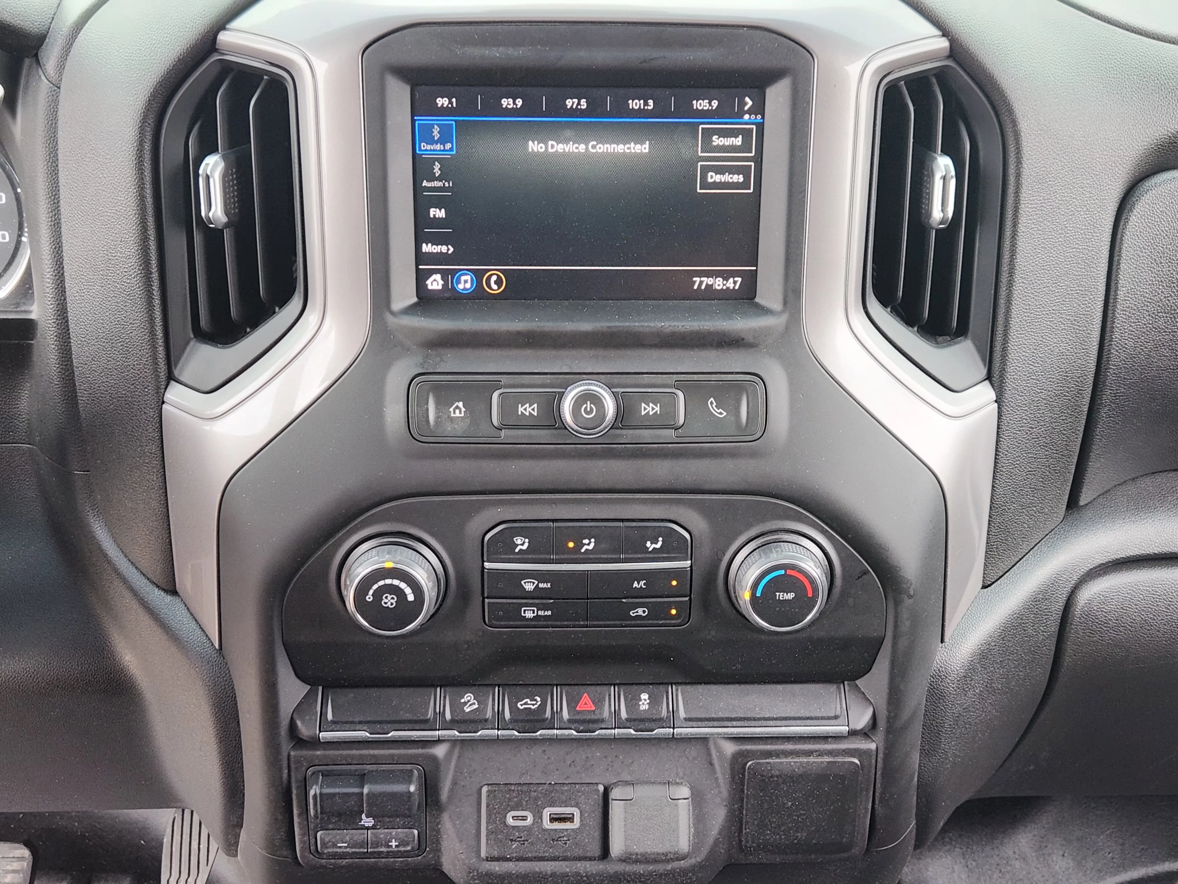 Used 2022 Silver Ice Metallic Chevrolet Work Truck image 18