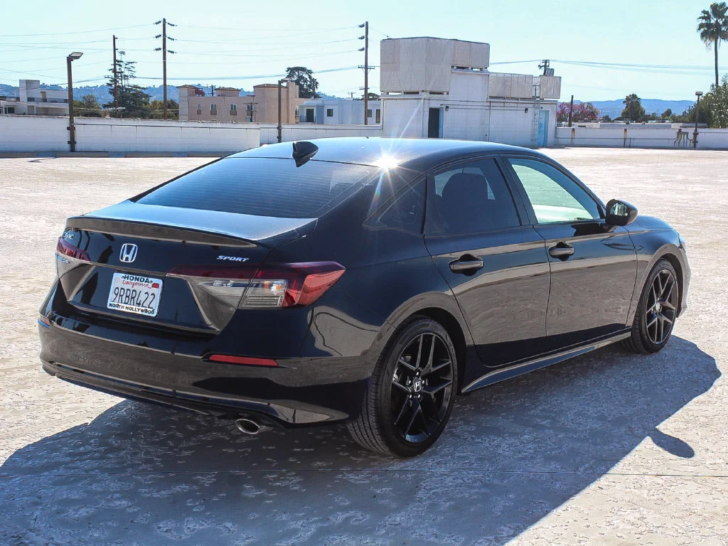 Certified Used 2025 Crystal Black Pearl Honda Sport image 6