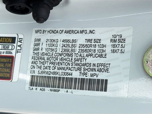 Used 2019  Honda EX-L image 44