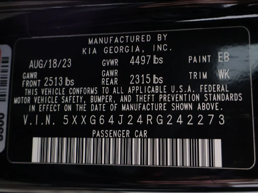 Certified Used 2024 Black Kia GT-Line image 56