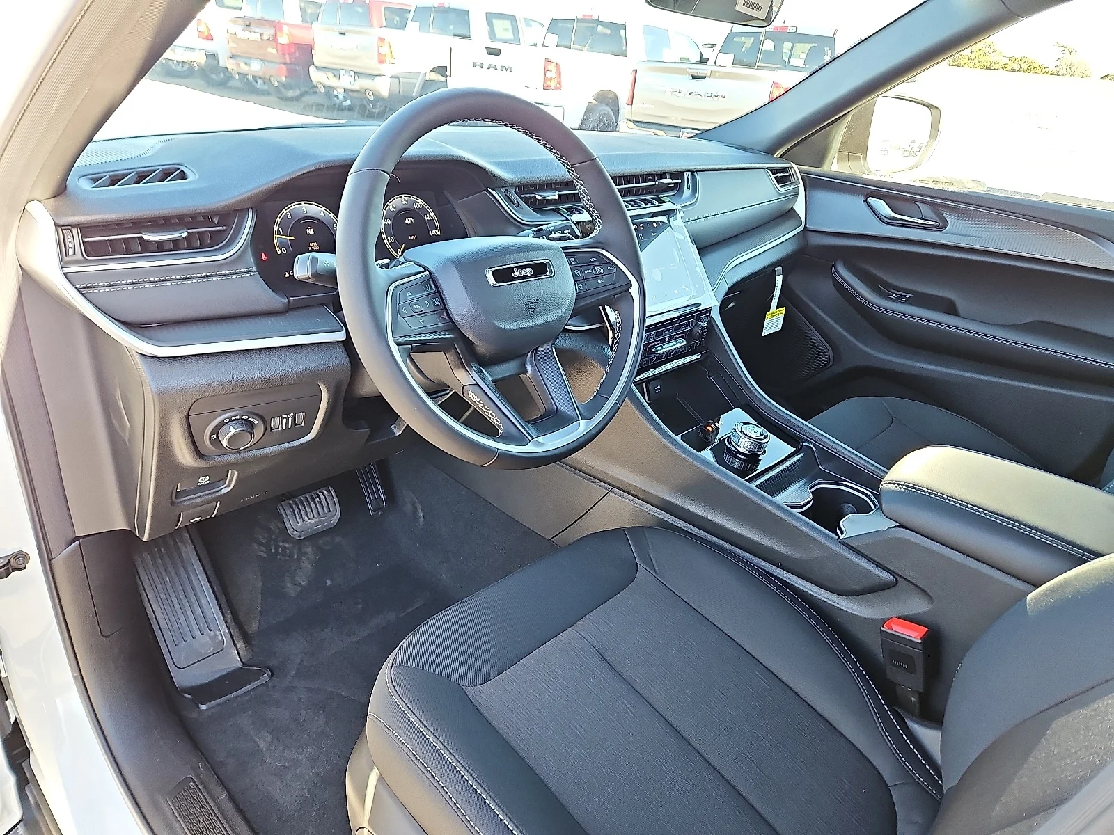 New 2025 Bright White Jeep L LAREDO X 4X4 image 12