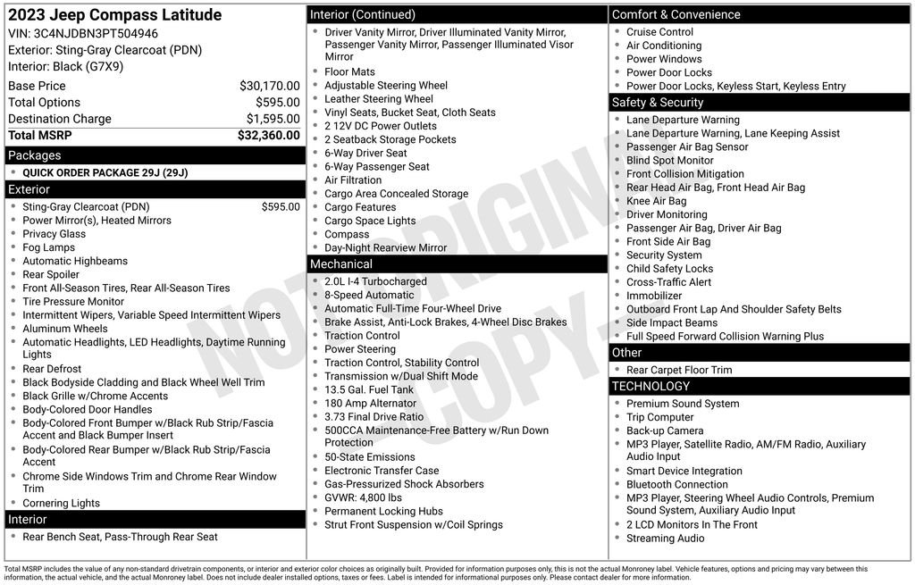 Used 2023 Gray Jeep Latitude image 21