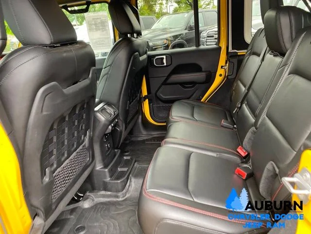 Used 2021 Yellow Jeep Unlimited Rubicon image 27
