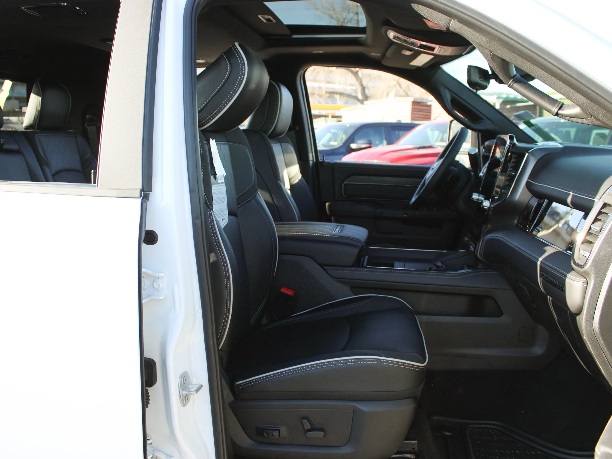 Used 2026 White RAM Limited* Mega Cab, PPF, Fuel Wheels, Toyo Open Country Tires, Trigger Industries Mudflaps image 14
