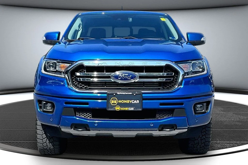 Certified Used 2019 Blue Ford Lariat image 2