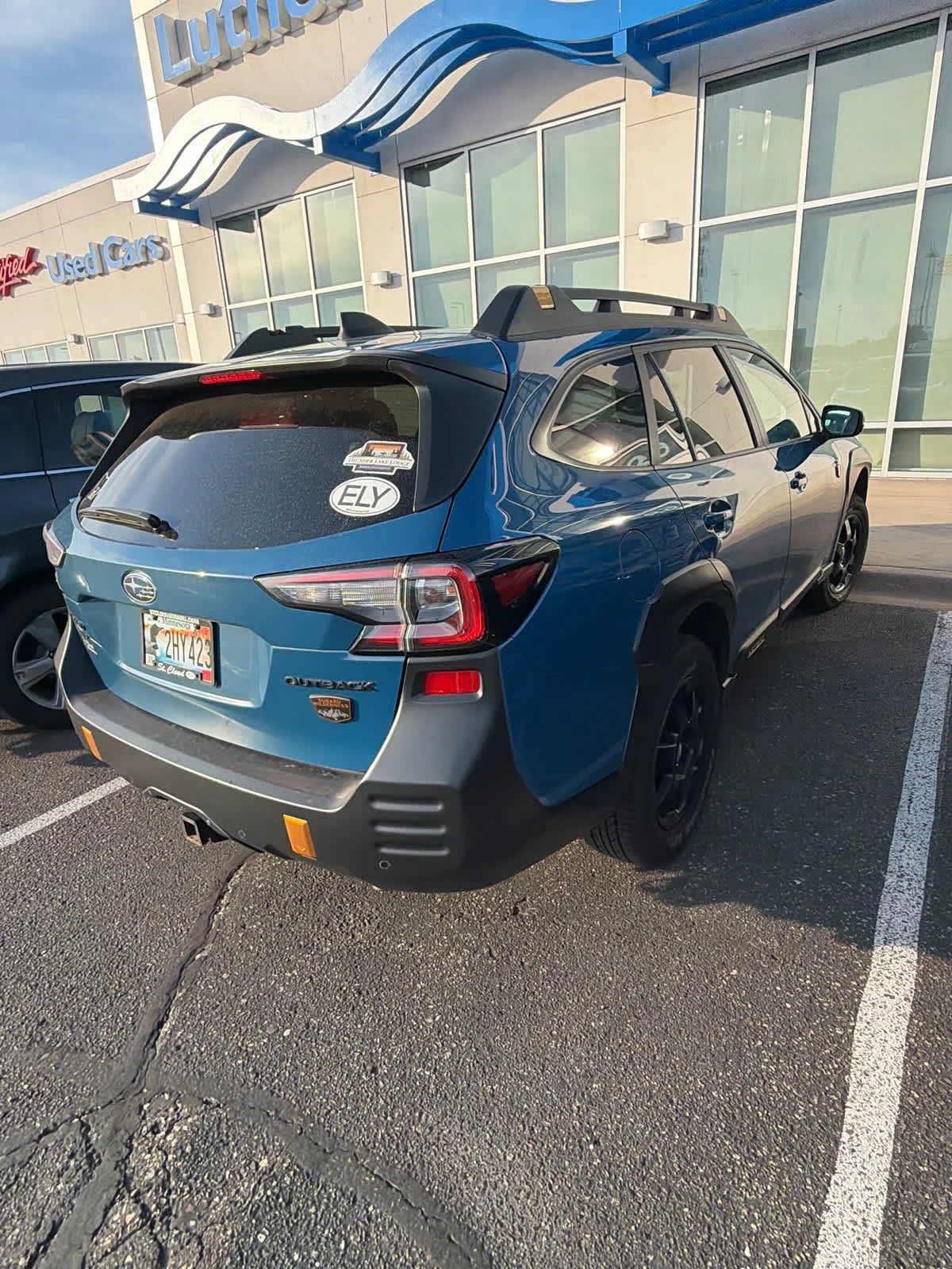 Used 2022 Geyser Blue Subaru Wilderness image 5