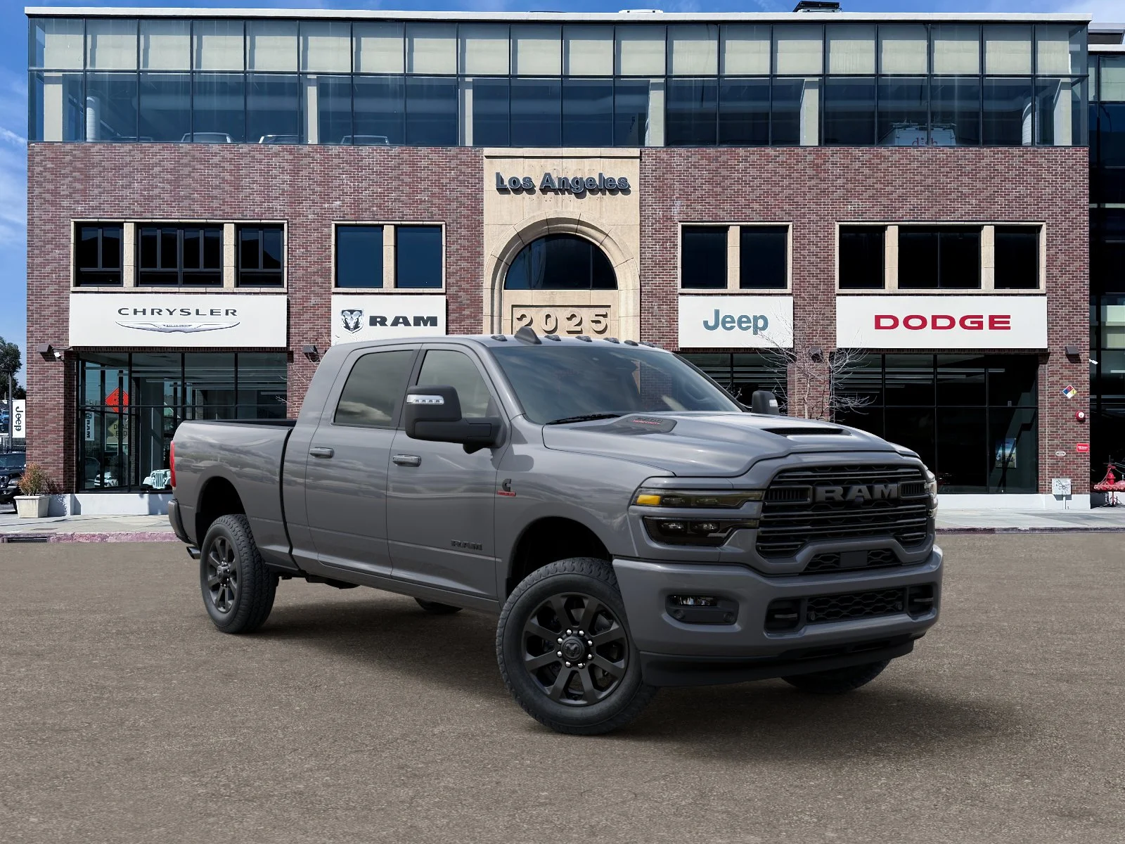 New 2026 Ceramic Gray Clear-Coat Exterior Paint RAM Laramie image 31