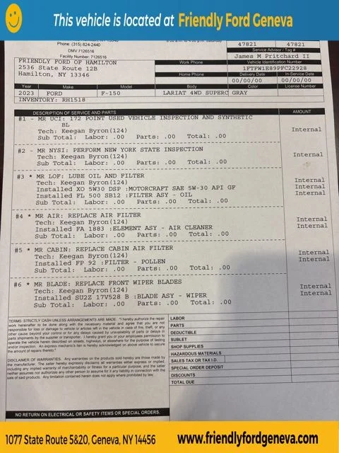 Certified Used 2023 Gray Metallic Ford Lariat image 3