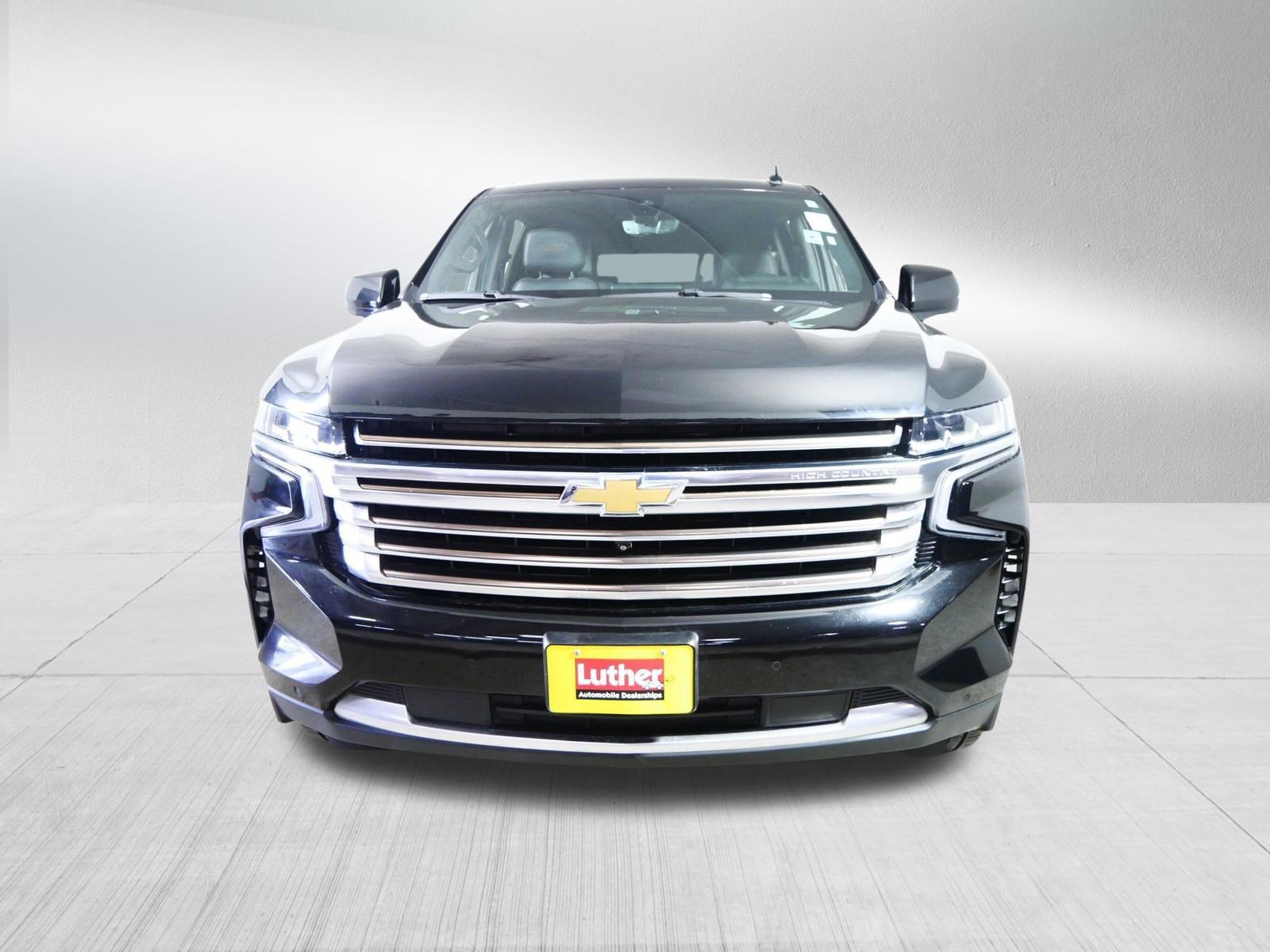 Used 2021 Chevrolet Suburban High Country with VIN 1GNSKGKL5MR245940 for sale in Brooklyn Center, Minnesota