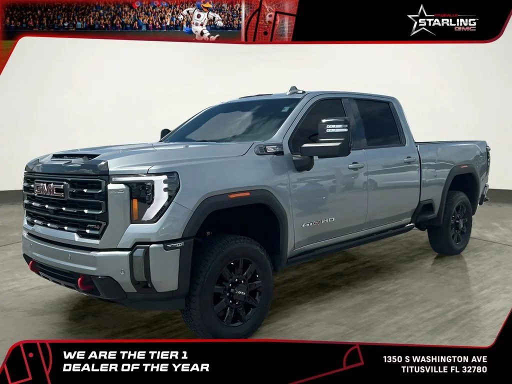 Used 2024 Sterling Metallic GMC AT4 image 1