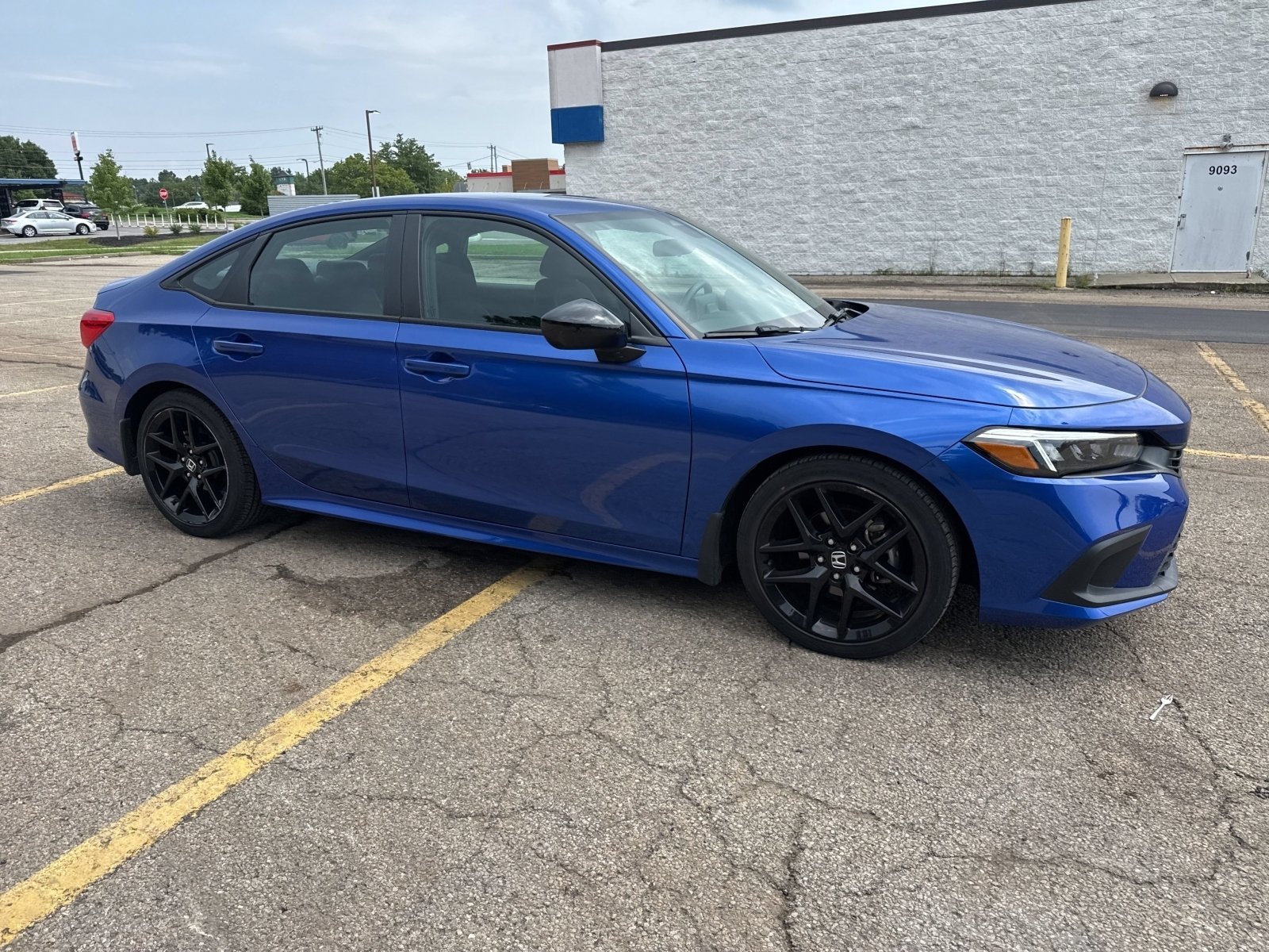 Certified Used 2023 Aegean Blue Metallic Honda Sport image 21