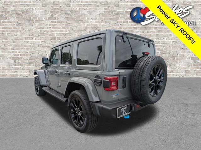 Used 2023 Gray Jeep Sahara 4xe image 6