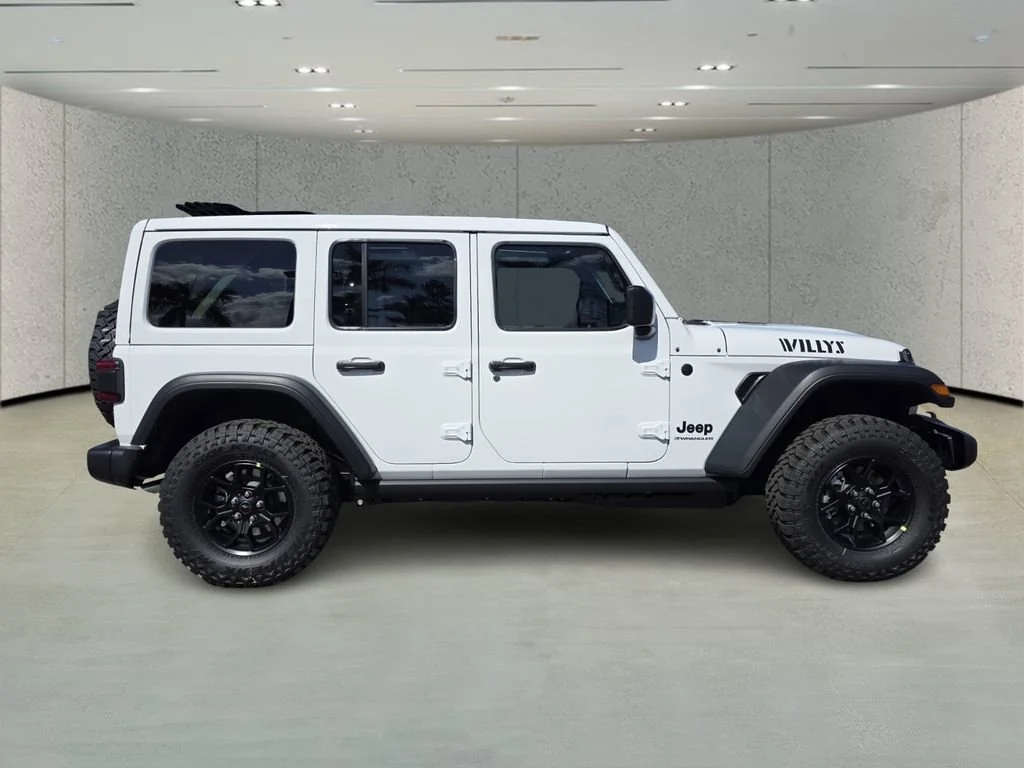 New 2026 Bright White Clear-Coat Exterior Paint Jeep Willys image 3