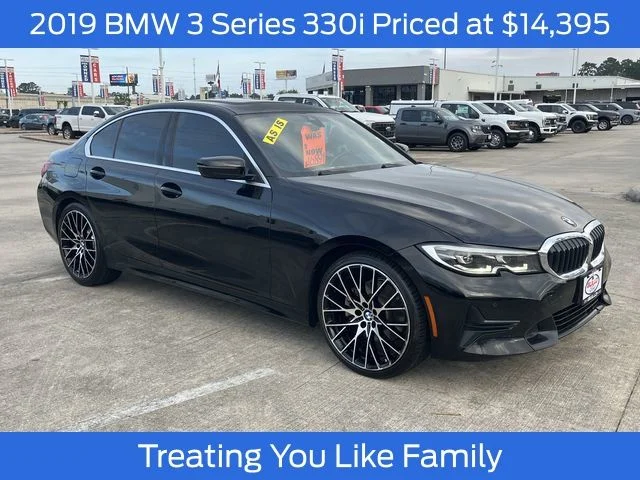 Used 2019 Jet Black BMW 330i image 1