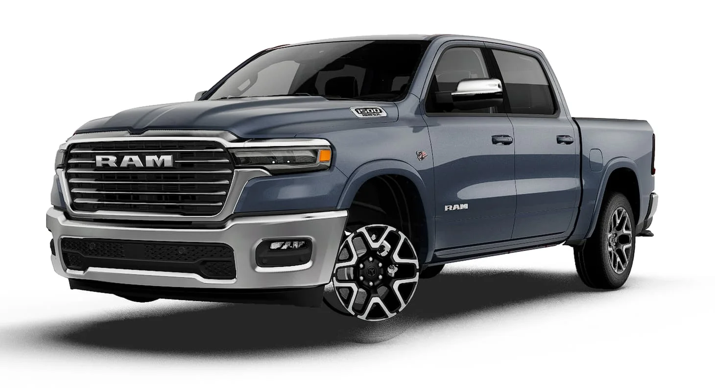 New 2027 Forged Blue Metallic Exterior Paint RAM LARAMIE image 13