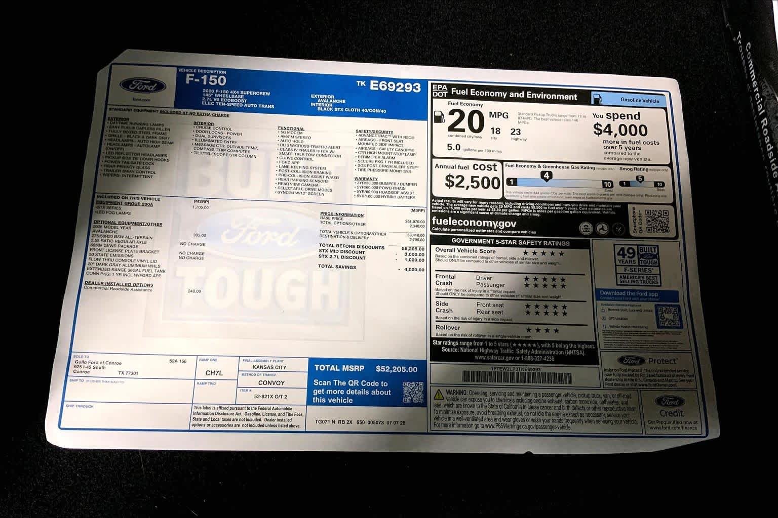 New 2026 Avalanche Ford STX® image 21