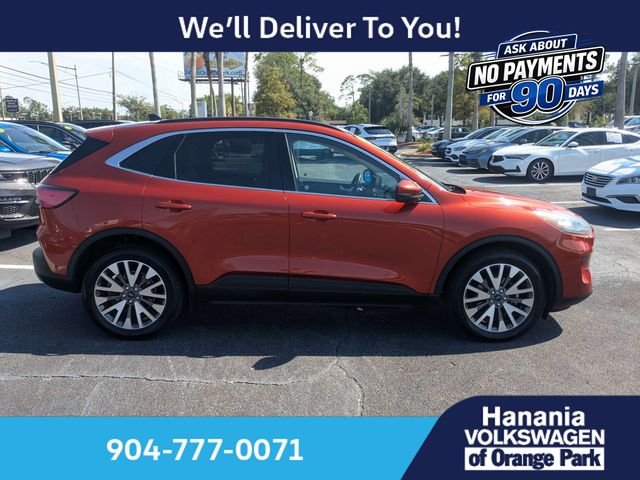 Used 2020 Orange Ford Titanium image 3