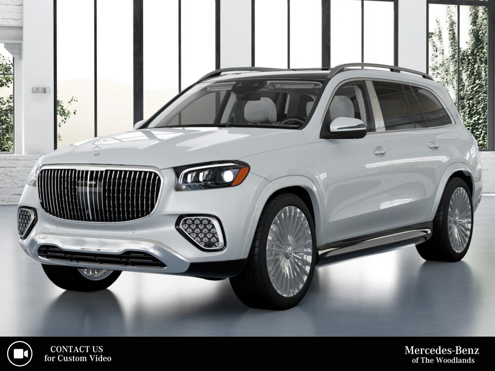 New 2026 MANUFAKTUR Moonlight White Metallic Mercedes-Benz Maybach GLS 600 image 1