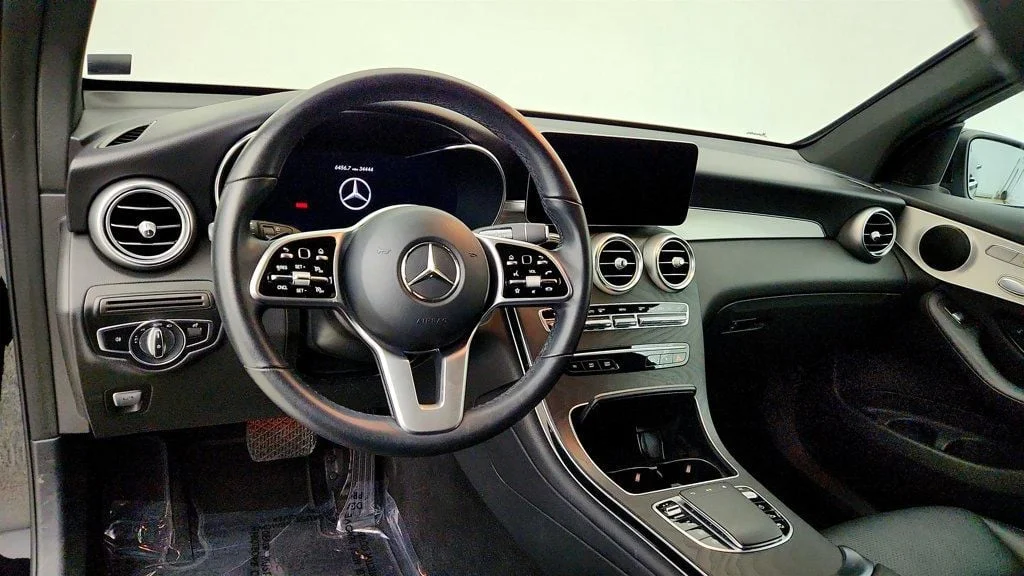 Used 2022 Black Mercedes-Benz GLC 300 SUV w/ Panorama Sunroof & Digital Instrument Cluster image 12