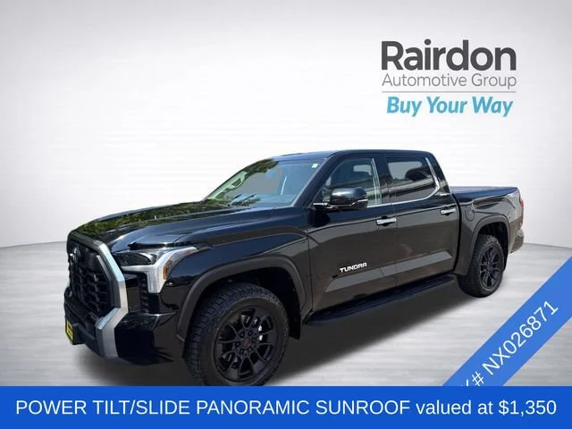 Used 2022 Midnight Black Metallic Toyota Limited image 3