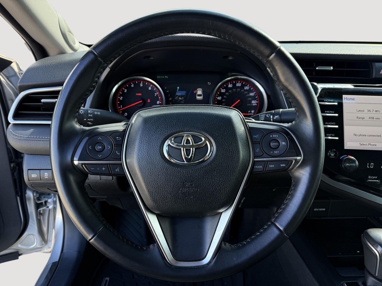 Used 2018 Celestial Silver Metallic Toyota XSE image 19