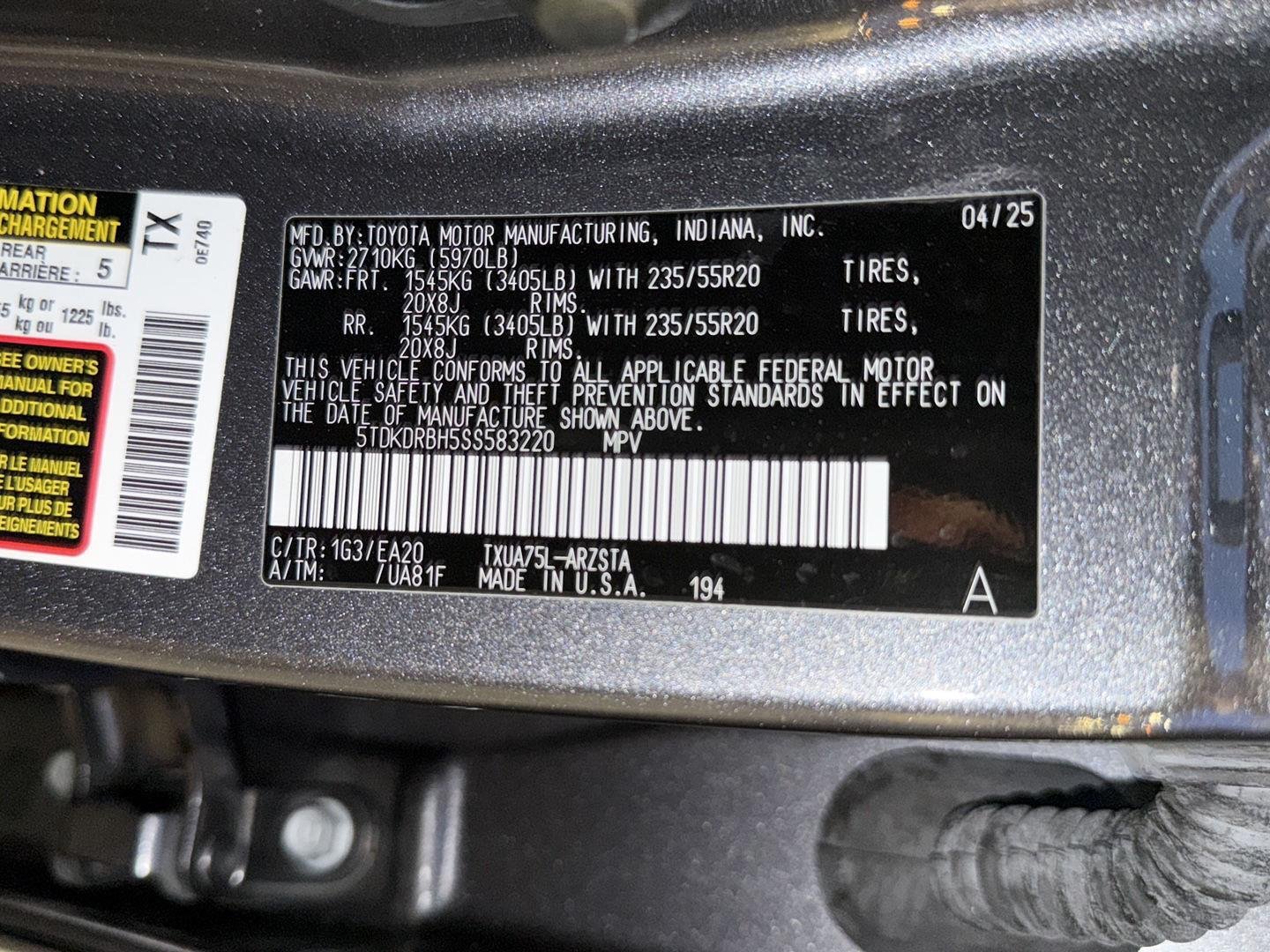 Used 2025 Magnetic Gray Metallic Toyota XSE image 44
