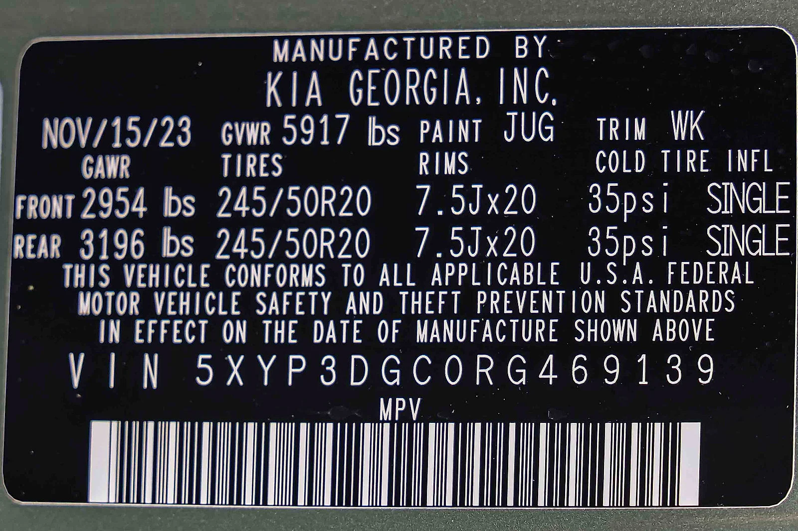 Certified Used 2024 Jungle Green Kia EX X-Line image 33