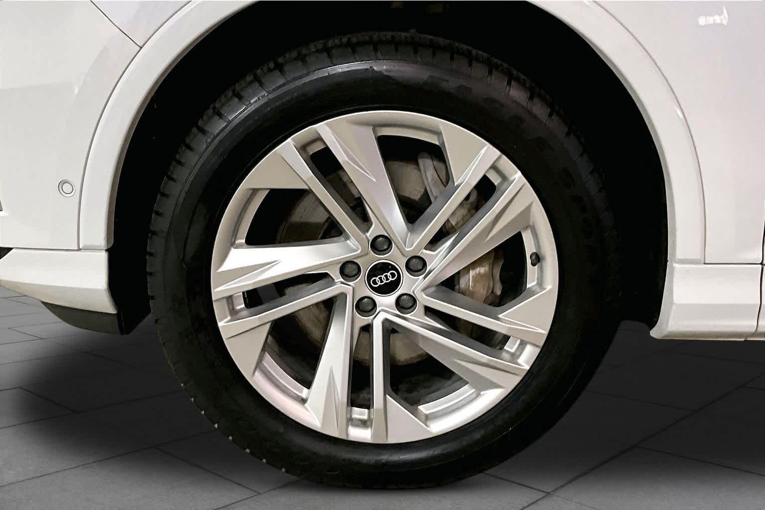 Used 2021 Glacier White Metallic Audi Premium Plus image 11
