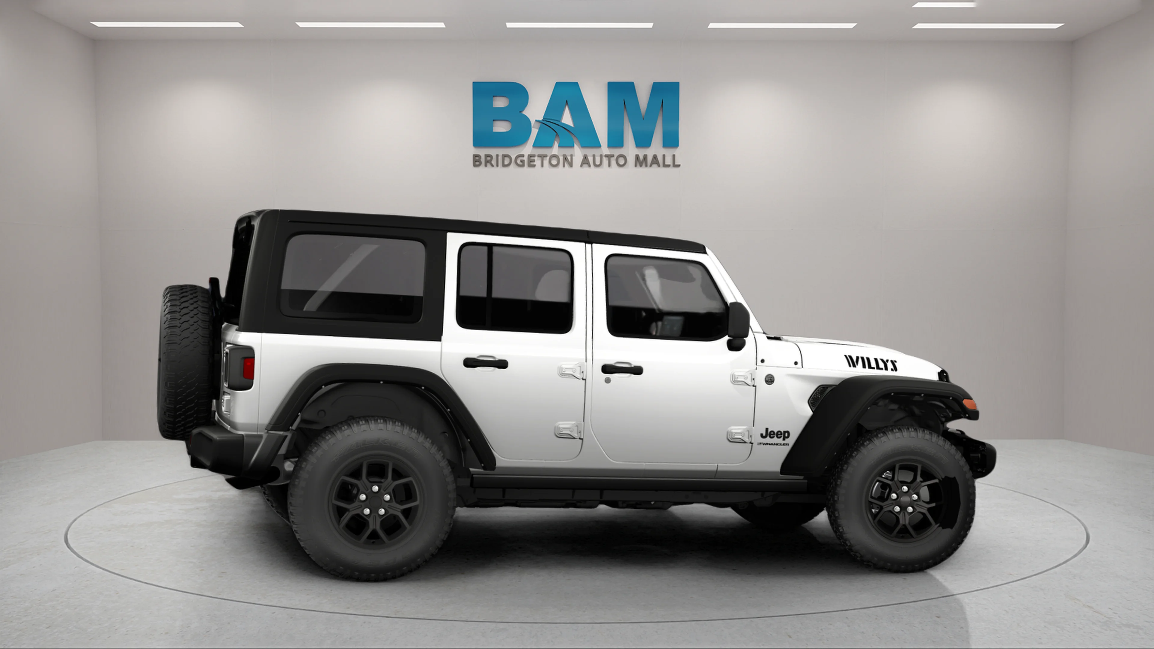 New 2026 Bright White Clear-Coat Exterior Paint Jeep Willys image 4