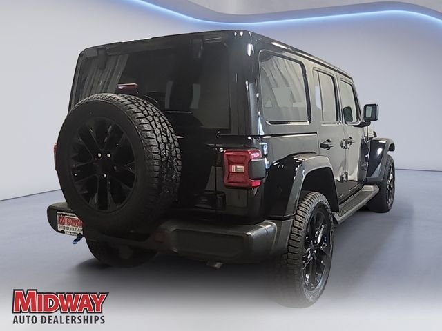 Certified Used 2022 Black Jeep Unlimited Sahara 4xe image 5