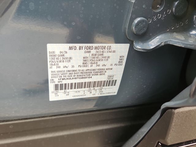 New 2026 Vapor Blue Metallic Ford Tremor® image 13