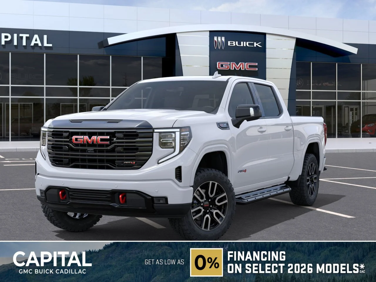 New 2026 Summit White GMC AT4 image 1