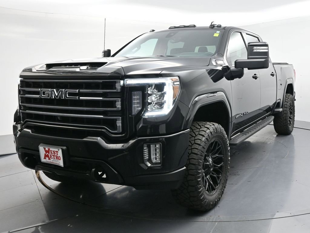 Used 2022 GMC Sierra 3500HD AT4 with VIN 1GT49VE79NF319606 for sale in Monticello, Minnesota