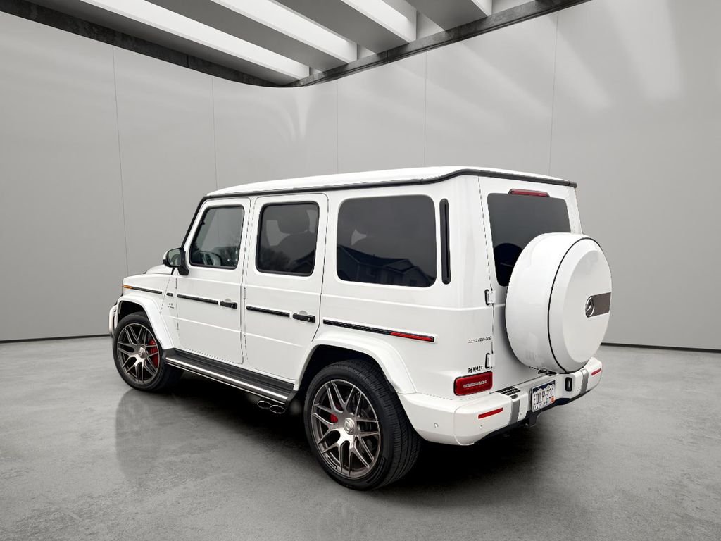Used 2022 MANUFAKTUR Moonlight White Metallic Mercedes-Benz G63 AMG® image 4