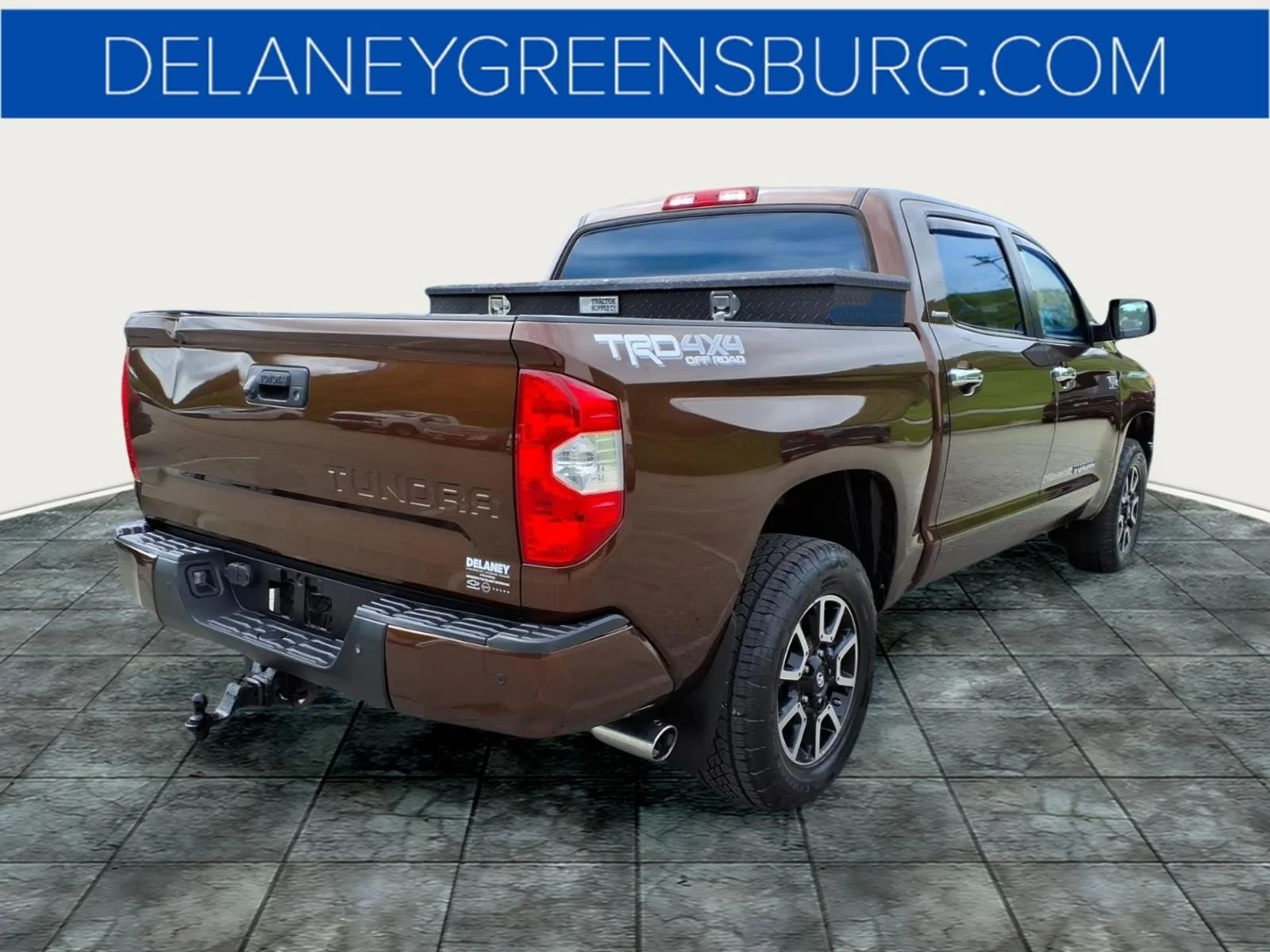 Used 2016 Sunset Bronze Toyota Limited CrewMax image 3