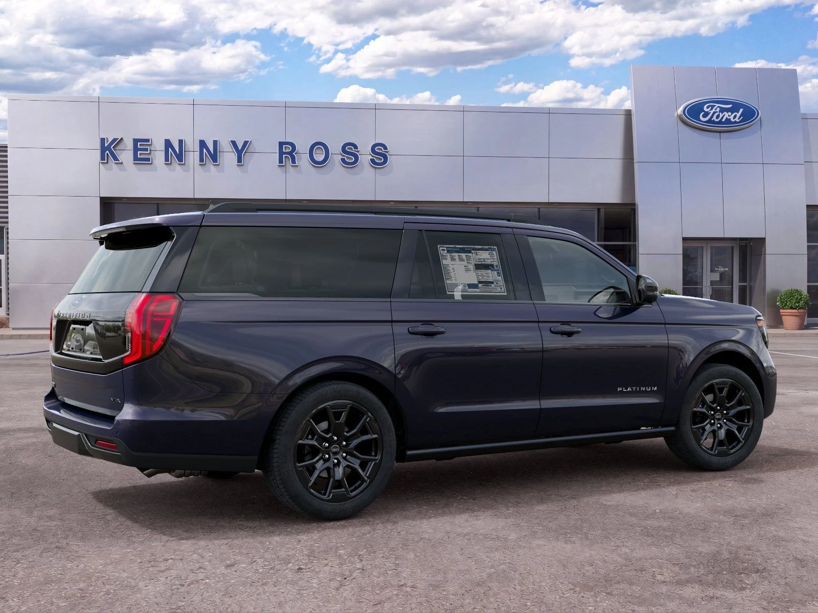 New 2027 Blue Ember Metallic Ford Platinum image 7