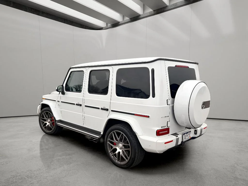 Used 2022 MANUFAKTUR Moonlight White Metallic Mercedes-Benz G63 AMG® image 4