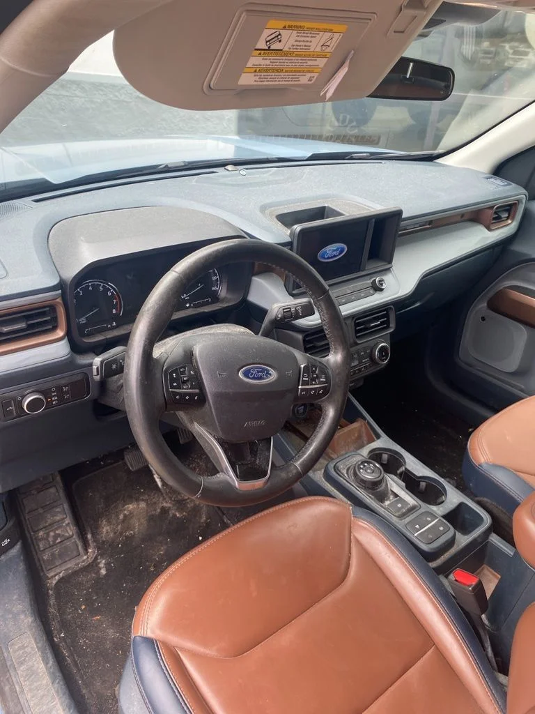 Used 2024 Azure Gray Metallic Tri-Coat Ford Lariat image 13