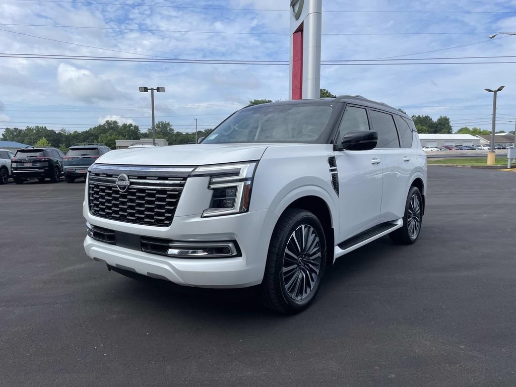 New 2026 Everest White TriCoat / Super Black Two-tone Nissan Platinum Reserve image 21