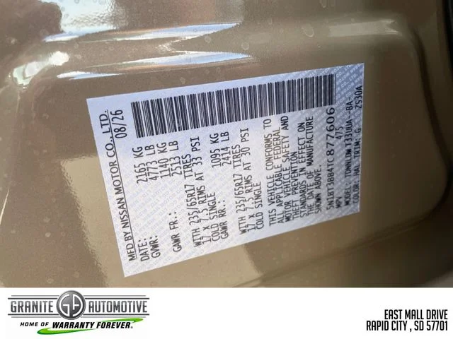 New 2026 Baja Storm Metallic Nissan Rock Creek® image 13