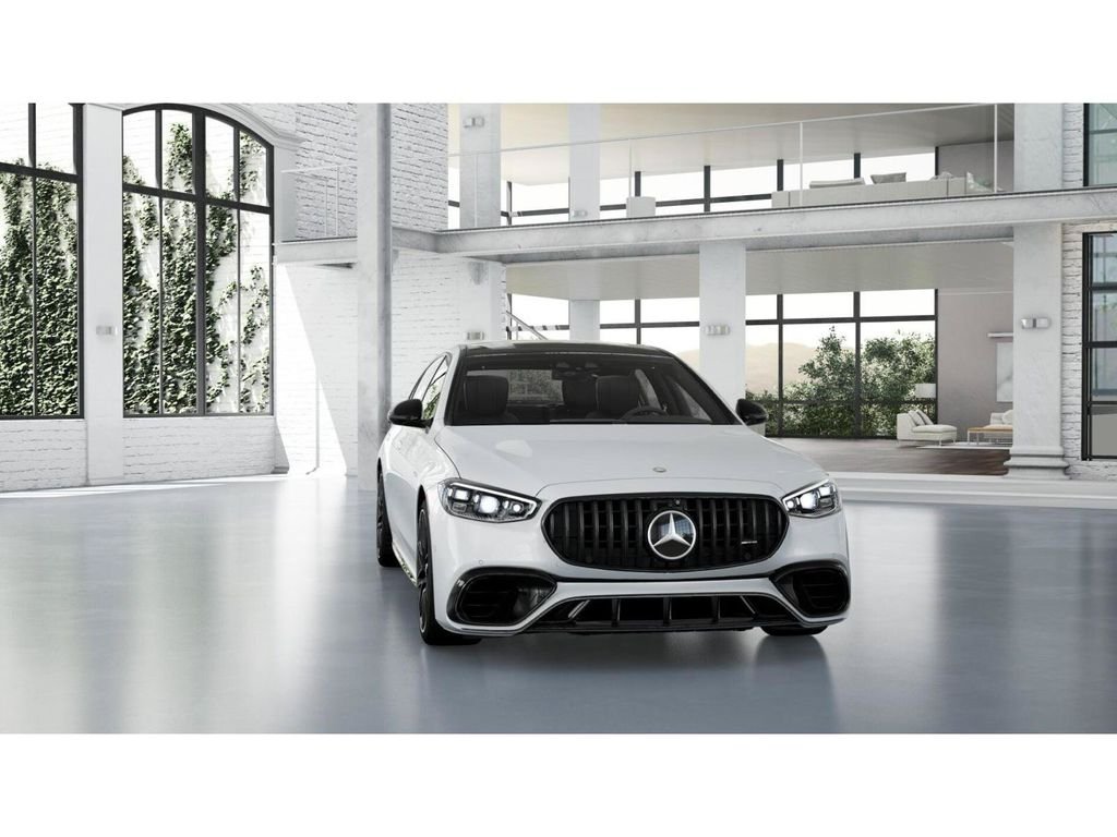New 2026 MANUFAKTUR Moonlight White Metallic Mercedes-Benz AMG® S 63 E 4MATIC® Sedan image 8