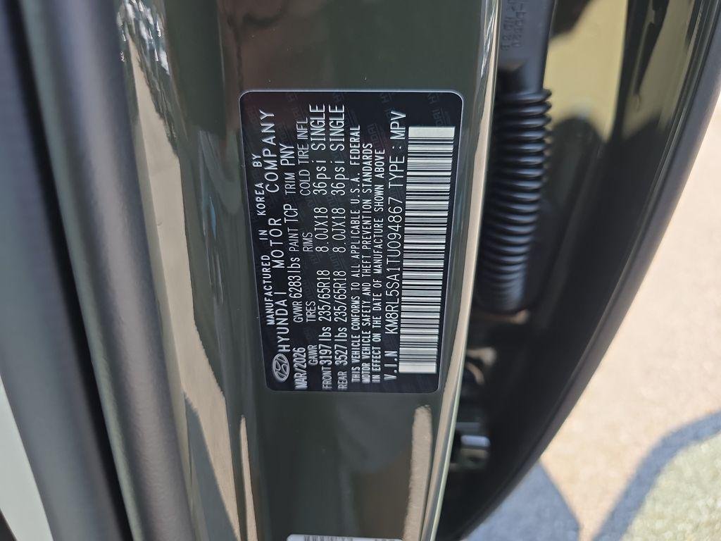 New 2026 Titan Green Hyundai Blue SEL 7P image 34